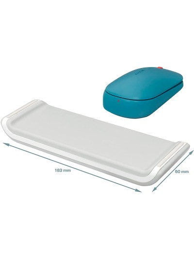 Reposamuñecas leitz ergo cosy para raton ajustable color gris