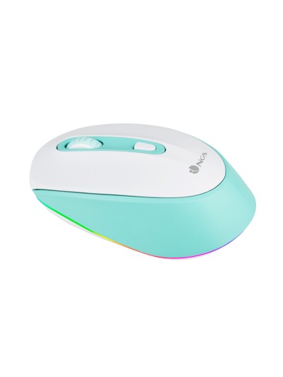 Raton ngs smog optico 1000/1600/2400 dpi inalambrico 3 botones receptor usb 2,4 ghz luces