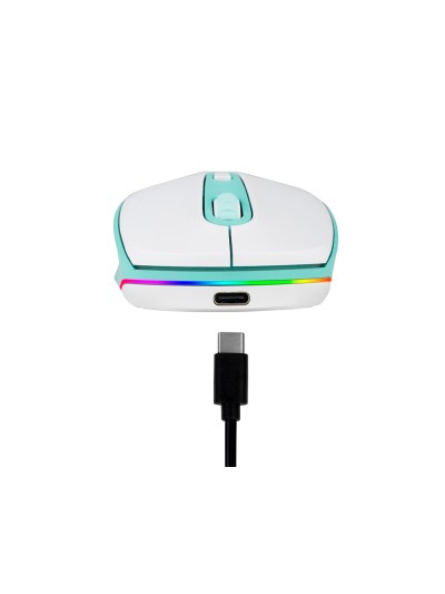 Raton ngs smog optico 1000/1600/2400 dpi inalambrico 3 botones receptor usb 2,4 ghz luces