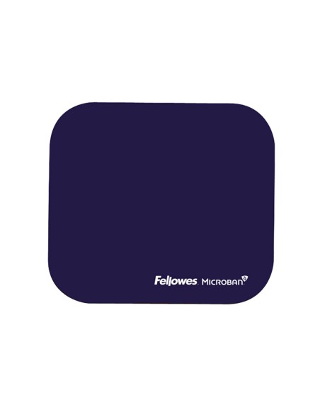 Alfombrilla para raton fellowes con proteccion microban color azul 226x192x3 mm