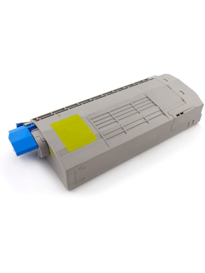 Toner oki laser 46443101 c833 / c843 amarillo 10000 paginas