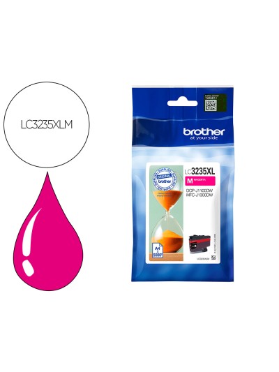 Ink-jet brother lc3235xlm dcp-j1100dw / mfc-j1300dw magenta 5000 paginas