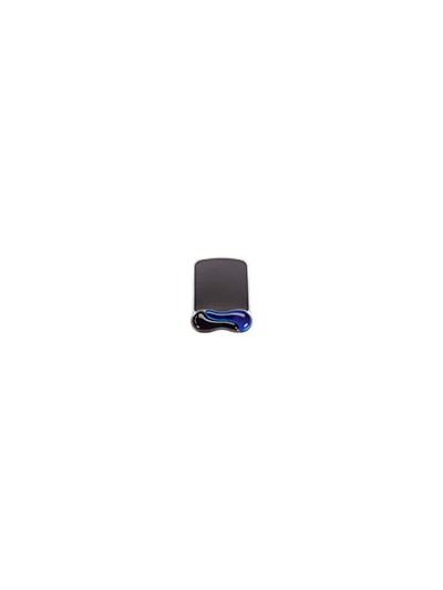 Alfombrilla para raton kensington duo gel con reposamuñecas color negro/azul 240x182x25 mm