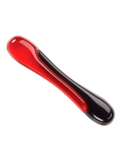 Reposamuñecas kensington duo gel teclado color negro/rojo 240x182x25 mm