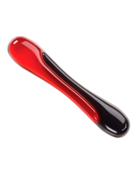 Reposamuñecas kensington duo gel teclado color negro/rojo 240x182x25 mm