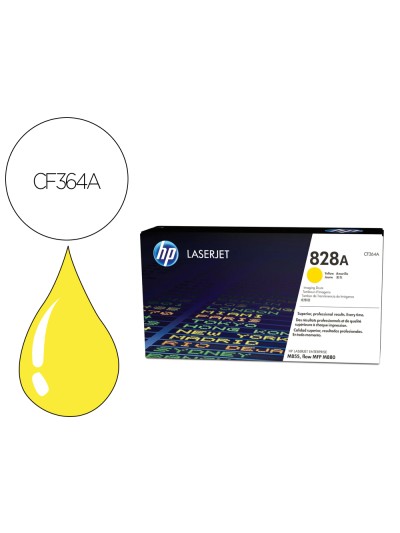 Tambor hp 828a laserjet m850 series / m880 amarillo 30000 paginas
