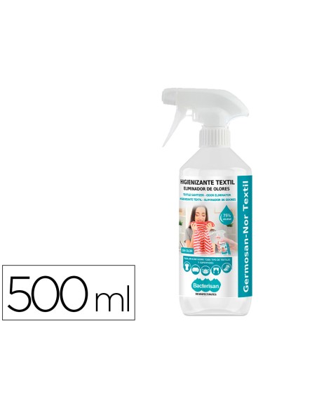 Desinfectante bacterisan germosan-nor bp7 virucida para textil bote pulverizador de 500 ml