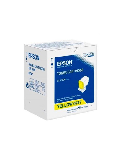 Toner epson c13s050747 amarillo 8 800 paginas