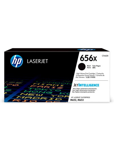 Toner hp laser 656x-cf460x negro 27000 paginas