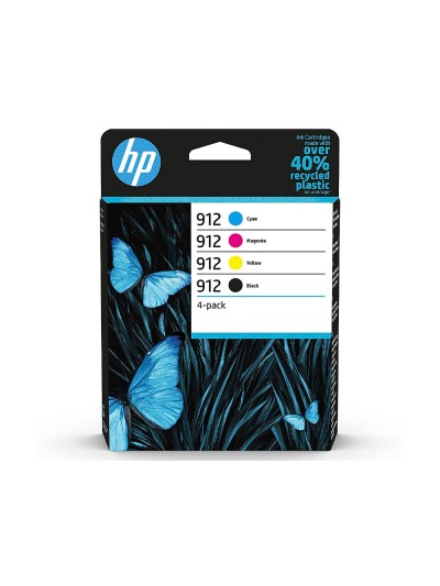 Toner hp 912 -6zc74ae multi pack negro / cian / magenta / amarillo