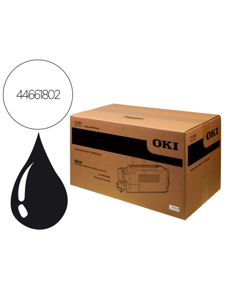 Toner oki laser serie b840 negro 20000 paginas