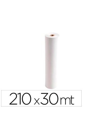 Rollo papel fax exacompta 210 mm x 30 mt