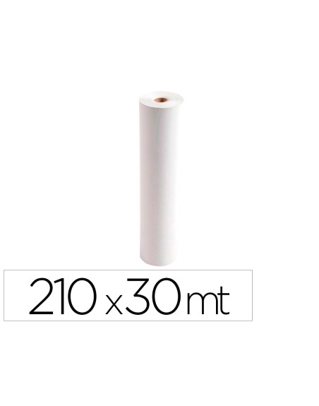 Rollo papel fax exacompta 210 mm x 30 mt