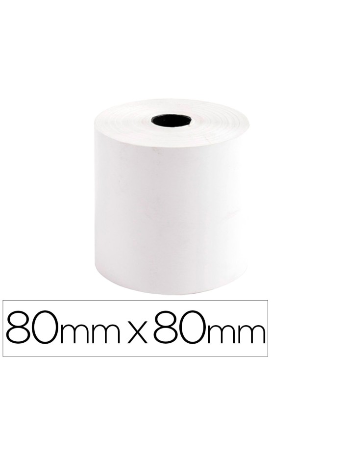 Rollo sumadora exacompta termico 80 mm x 80 mm 44 g/m2 Rollo sumadora exacompta termico 80 mm x 80 mm 44 g/m2