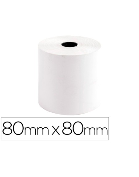 Rollo sumadora exacompta termico 80 mm x 80 mm 44 g/m2