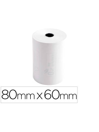 Rollo sumadora exacompta termico 80 mm x 60 mm 48 g/m2