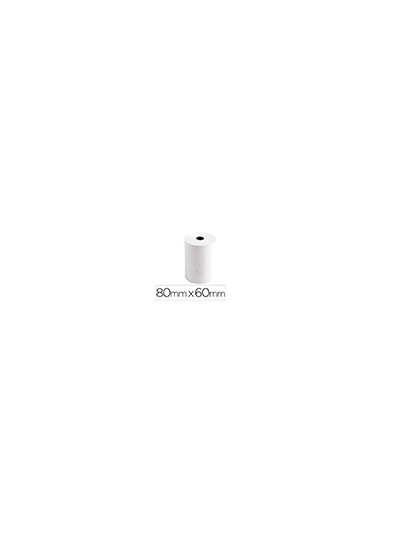 Rollo sumadora exacompta termico 80 mm x 60 mm 48 g/m2