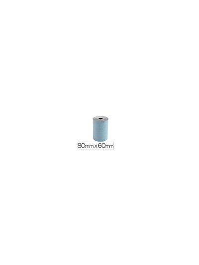 Rollo sumadora exacompta safe contact termico 80 mm x 60 mm 52 g/m2