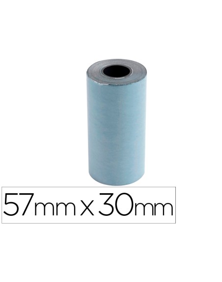 Rollo sumadora exacompta safe contact termico 57 mm x 30 mm 52 g/m2