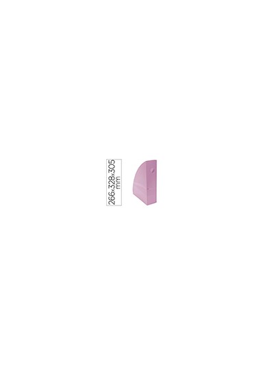 Revistero exacompta aquarel mag-cube malva pastel 266x328x305 mm