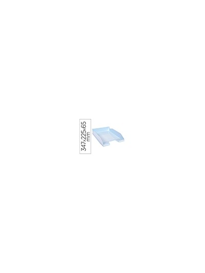 Bandeja sobremesa exacompta aquarel combo midi azul pastel 347x255x65 mm