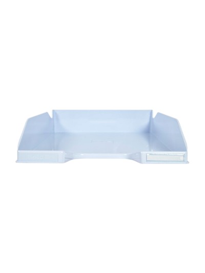 Bandeja sobremesa exacompta aquarel combo midi azul pastel 347x255x65 mm