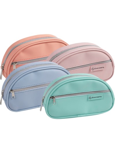 Bolso escolar exacompta aquarel goma 3 formas colores surtidos