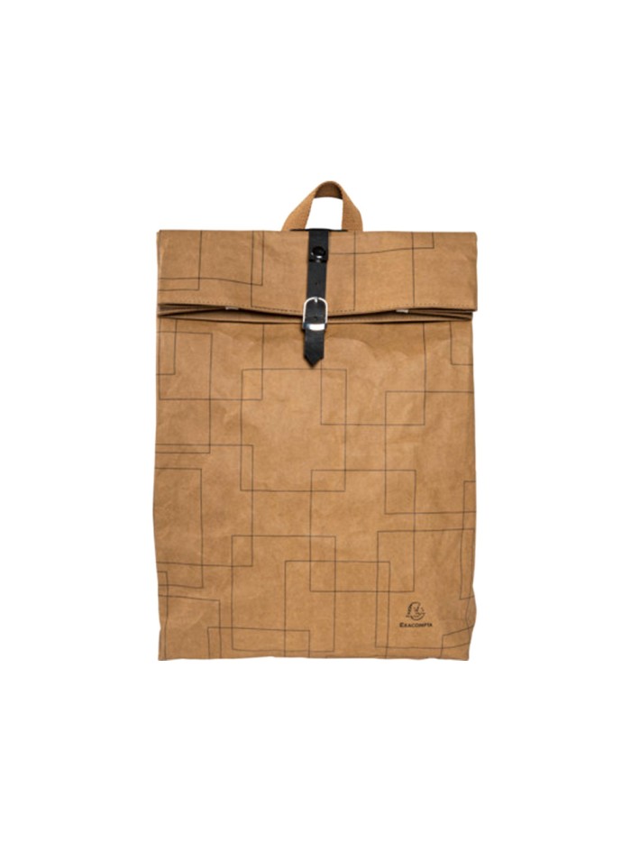 Mochila exacompta eterneco cuero imitacion vegetal 360x100x450 mm Mochila exacompta eterneco cuero imitacion vegetal 360x100x450 mm
