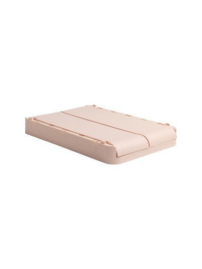 Caja plegable exacompta midi skandi polipropileno reciclado color nude 276x188x120 mm