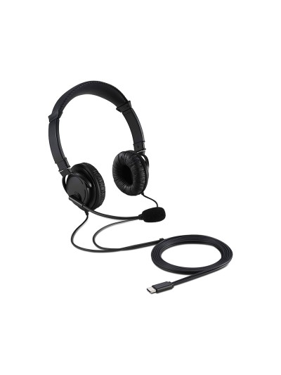 Auricular kensington hi-fi con microfono usb-c cable 180 cm