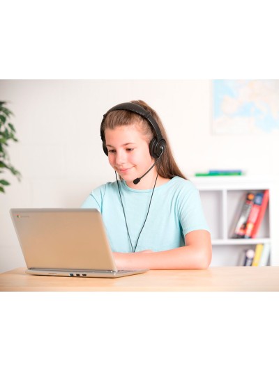Auricular kensington hi-fi con microfono usb cable 180 cm