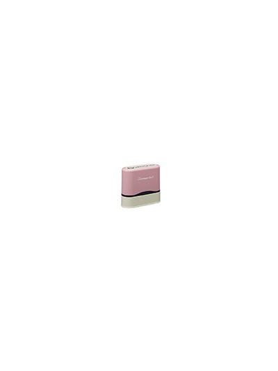 Sello x stamper quix nombre personalizable color rosa 9,5x46 mm qn41