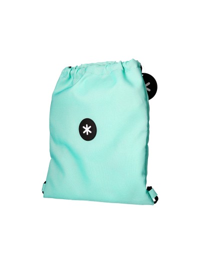 Saco plano antartik bolsillo interior con cremallera color verde menta 350x400 mm