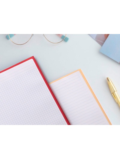 Cuaderno espiral a4 micro antartik tapa forrada80h 90 gr horizontal 1 banda 4 taladros color rosa claro