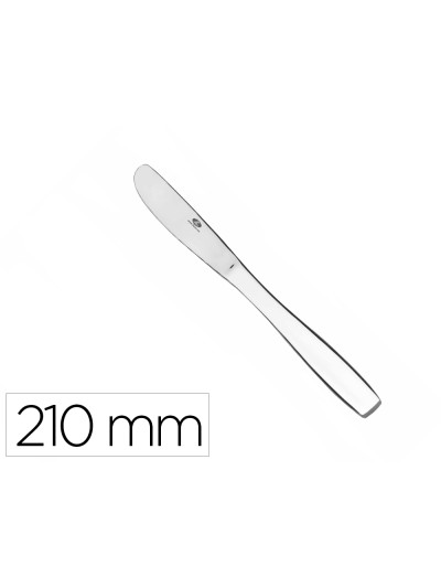 Cuchillo lacor mesa hotel acero inoxidable 18/10 longitud 210 mm