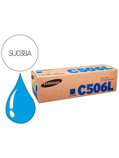 Toner hp samsung clp680nd clx6260 series cian alta capacidad