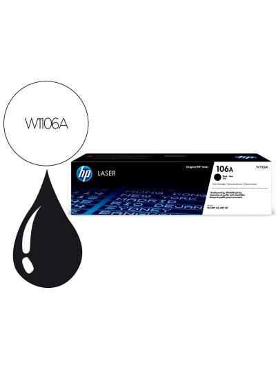Toner hp laser 107a/w, mfp 135anegro 106a