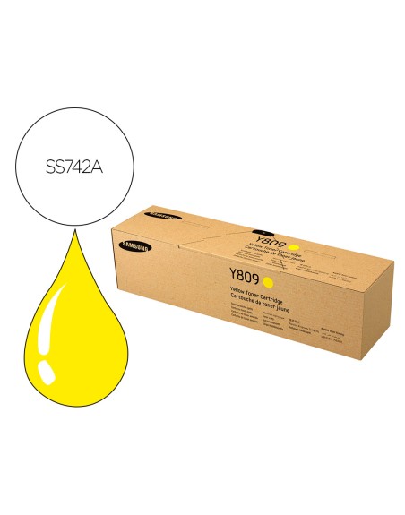 Toner hp samsung clx-9201na / clx-9251na / clx-9301na amarillo clty809s/els
