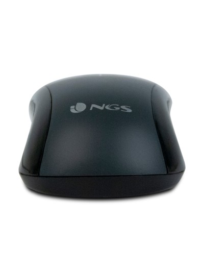 Raton ngs wired mist optico con cable 1000 dpi ambidiestros usb color negro
