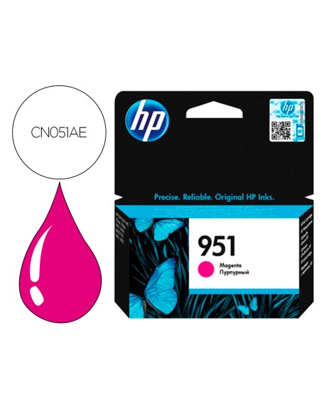 Ink-jet hp inyeccion magenta n 951/aprox. 700 p ginas/a7f64a/1000 paginas
