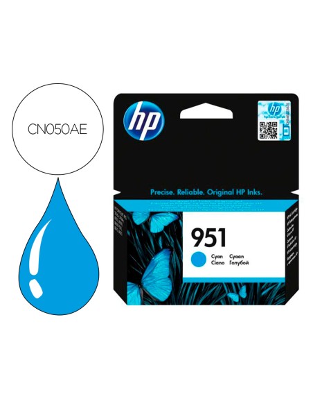 Ink-jet hp inyeccion cian n 951/aprox. 700 p ginas/a7f64a/1000 paginas