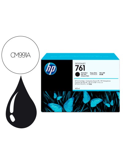 Ink-jet hp designjet t7100 negro mate n 761 400 ml/1000 paginas