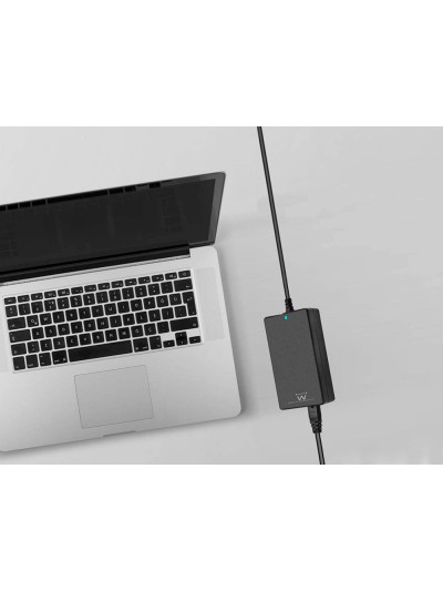 Cargador ewent automatico pequeño de notebook de 90 w 11 tips