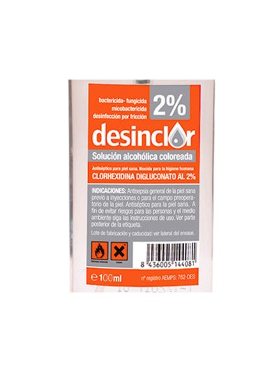 Desinclor solucion 2% alcoholica bote de 100 ml