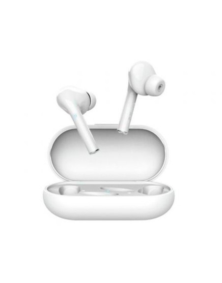 Auricular trust nika inalambrico bluetooth con estuche de carga color blanco