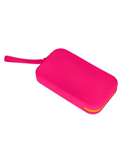 Estuche portatodo antartik tropical dive silicona soft rectangular 190x120x25 mm rosa fucsia