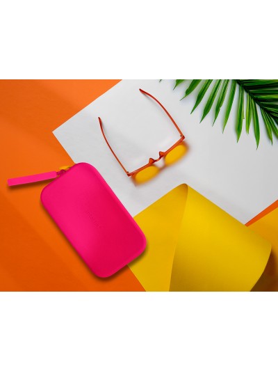 Estuche portatodo antartik tropical dive silicona soft rectangular 190x120x25 mm rosa fucsia