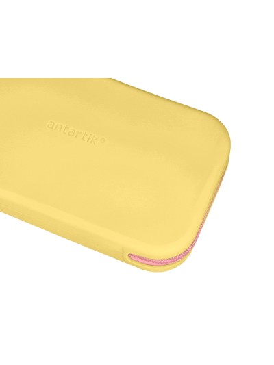 Estuche portatodo antartik tropical dive silicona soft rectangular 190x120x25 mm amarillo