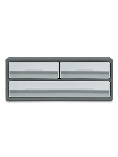 Fichero cajones de sobremesa cep moov up reciclado 80% 3 cajones color gris 275x369x146 mm