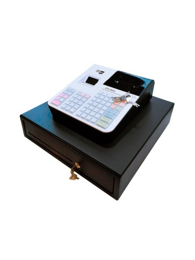 Registradora ecr sampos er-60 blanca 28 departamentos display vfd antireflejos conforme normativa factura